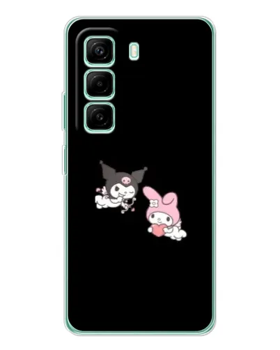 Чехол для Infinix Hot 50 Pro Plus с картинкой «My Melody и Kuromi»