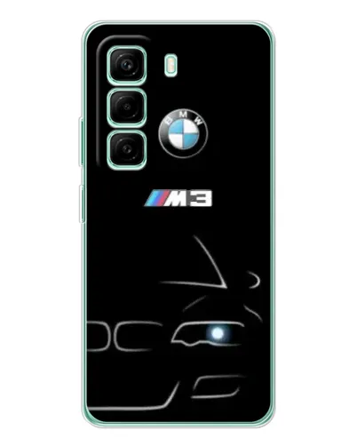 Чехол для Infinix Hot 50 Pro Plus с картинкой «Минималистичный принт BMW M3»