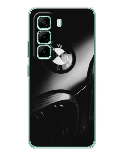 Чехол для Infinix Hot 50 Pro Plus с картинкой «Эмблема BMW — макро»
