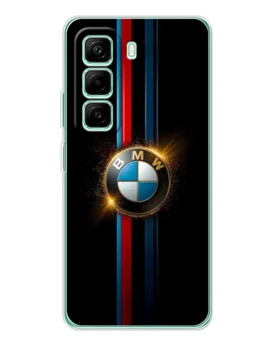 Чехол для Infinix Hot 50 Pro Plus с картинкой «BMW M-Power неон»