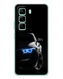 Чехол для Infinix Hot 50 Pro Plus с картинкой «BMW — ночной взгляд»