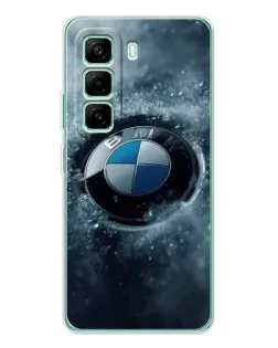 Чехол для Infinix Hot 50 Pro Plus с картинкой «Логотип BMW — лед»