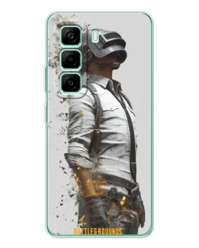 Чохол для Infinix Hot 50 Pro Plus з картинкою «PUBG — боєць у пилу» Чохол для Infinix Hot 50 Pro Plus з картинкою «PUBG — боєць у пилу»