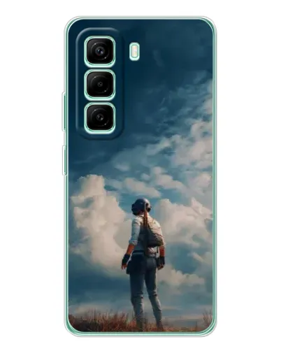 Чохол для Infinix Hot 50 Pro Plus з картинкою «Герой PUBG на скелі» Чохол для Infinix Hot 50 Pro Plus з картинкою «Герой PUBG на скелі»