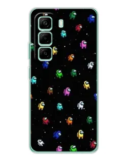Чехол для Infinix Hot 50 Pro Plus с картинкой «Экипаж Among Us»