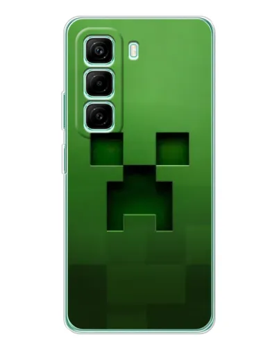 Чехол для Infinix Hot 50 Pro Plus с картинкой «Крипер микро-дизайн» Чехол для Infinix Hot 50 Pro Plus с картинкой «Крипер микро-дизайн»