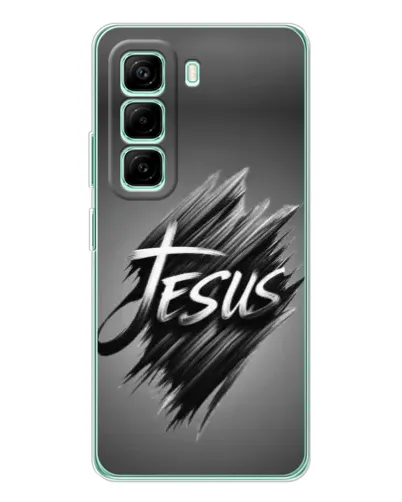 Чохол для Infinix Hot 50 Pro Plus з картинкою «Напис Jesus Graffiti» Чохол для Infinix Hot 50 Pro Plus з картинкою «Напис Jesus Graffiti»