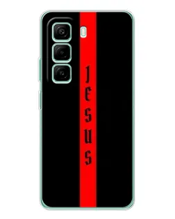 Чохол для Infinix Hot 50 Pro Plus з картинкою «Червона лінія віри»