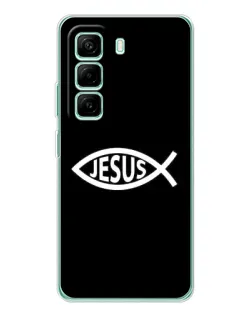 Чохол для Infinix Hot 50 Pro Plus з картинкою «Класичний Jesus»