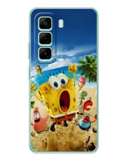 Чехол для Infinix Hot 50 Pro Plus с картинкой «Развлечения на пляже»