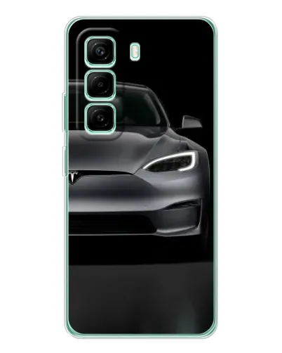 Чехол для Infinix Hot 50 Pro Plus с картинкой «Tesla Model S Look»