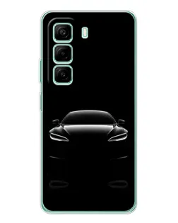 Чехол для Infinix Hot 50 Pro Plus с картинкой «Силуэт Tesla Night» Чехол для Infinix Hot 50 Pro Plus с картинкой «Силуэт Tesla Night»
