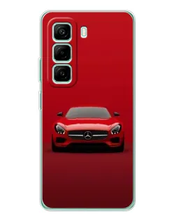 Чехол для Infinix Hot 50 Pro Plus с картинкой «Красный Mercedes AMG»