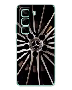 Чехол для Infinix Hot 50 Pro Plus с картинкой «Диск Mercedes»
