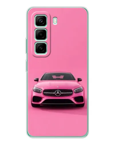 Чехол для Infinix Hot 50 Pro Plus с картинкой «Розовый Mercedes AMG» Чехол для Infinix Hot 50 Pro Plus с картинкой «Розовый Mercedes AMG»