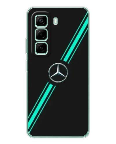 Чехол для Infinix Hot 50 Pro Plus с картинкой «Спортивные линии Mercedes» Чехол для Infinix Hot 50 Pro Plus с картинкой «Спортивные линии Mercedes»
