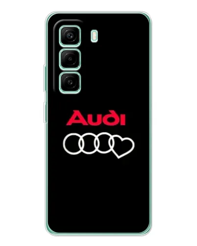 Чехол для Infinix Hot 50 Pro Plus с картинкой «Логотип Audi Heart»