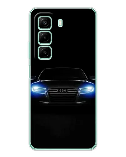 Чехол для Infinix Hot 50 Pro Plus с картинкой «Audi в неоне»