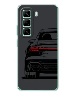 Чехол для Infinix Hot 50 Pro Plus с картинкой «Задняя часть Audi — арт»