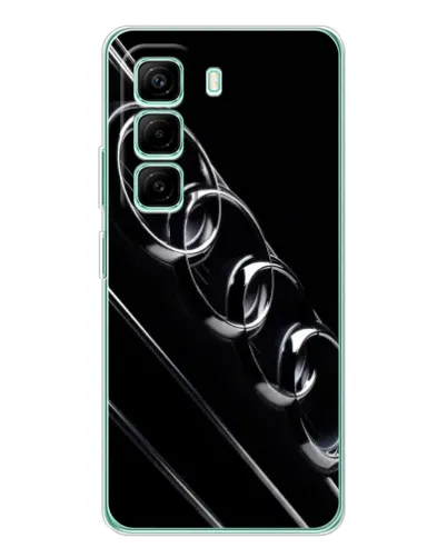 Чехол для Infinix Hot 50 Pro Plus с картинкой «Audi — абстрактные кольца»