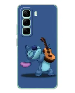 Чехол для Infinix Hot 50 Pro Plus с картинкой «Стич с укулеле»