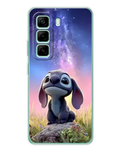 Чехол для Infinix Hot 50 Pro Plus с картинкой «Стич на рассвете»