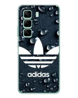 Чехол для Infinix Hot 50 Pro с картинкой «Adidas Trefoil Blue» Чехол для Infinix Hot 50 Pro с картинкой «Adidas Trefoil Blue»