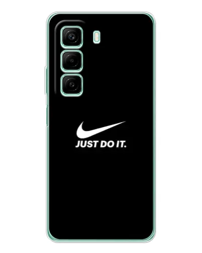 Чехол для Infinix Hot 50 Pro с картинкой «Минимализм от Nike» Чехол для Infinix Hot 50 Pro с картинкой «Минимализм от Nike»