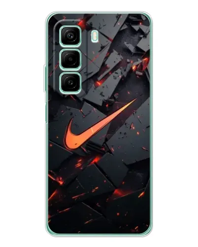 Чехол для Infinix Hot 50 Pro с картинкой «Nike — эффект разломов» Чехол для Infinix Hot 50 Pro с картинкой «Nike — эффект разломов»