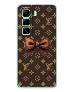 Чехол для Infinix Hot 50 Pro с картинкой «LV с бантом»