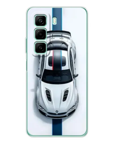 Чехол для Infinix Hot 50 Pro с картинкой «Вид сверху — BMW M»