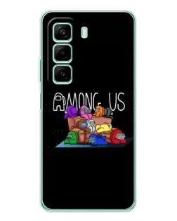 Чехол для Infinix Hot 50 Pro с картинкой «Логотип Among Us»