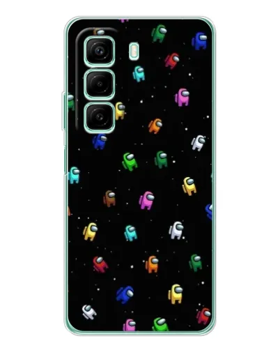 Чехол для Infinix Hot 50 Pro с картинкой «Экипаж Among Us»