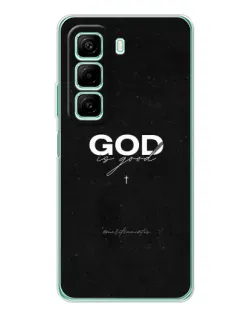 Чехол для Infinix Hot 50 Pro с картинкой «GOD — Бог над всем»