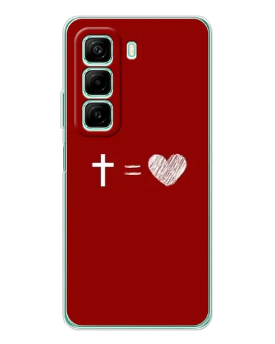 Чехол для Infinix Hot 50 Pro с картинкой «Уравнение любви» Чехол для Infinix Hot 50 Pro с картинкой «Уравнение любви»