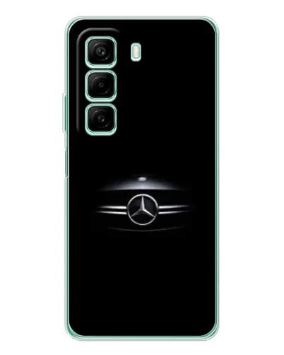 Чехол для Infinix Hot 50 Pro с картинкой «Mercedes — абстрактные линии»
