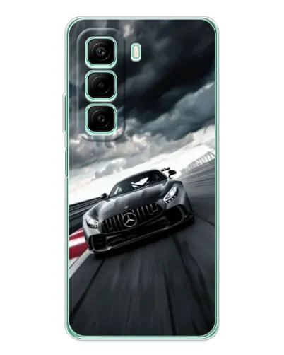 Чехол для Infinix Hot 50 Pro с картинкой «Гоночный Mercedes AMG»