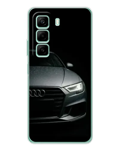 Чехол для Infinix Hot 50 Pro с картинкой «Audi — детализация кузова» Чехол для Infinix Hot 50 Pro с картинкой «Audi — детализация кузова»