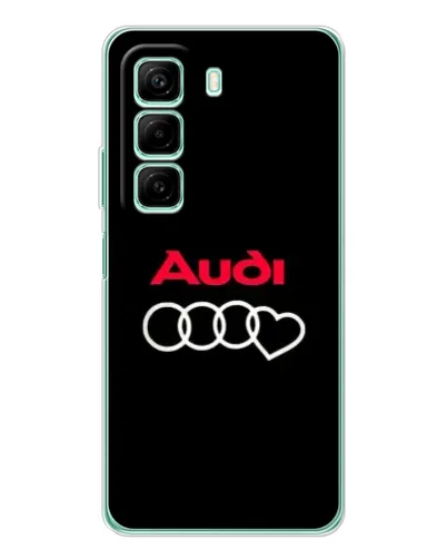 Чехол для Infinix Hot 50 Pro с картинкой «Логотип Audi Heart» Чехол для Infinix Hot 50 Pro с картинкой «Логотип Audi Heart»