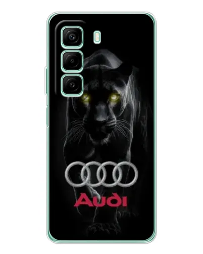 Чехол для Infinix Hot 50 Pro с картинкой «Пантера и Audi» Чехол для Infinix Hot 50 Pro с картинкой «Пантера и Audi»