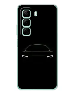 Чохол для Infinix Hot 50 Pro з картинкою «Погляд Audi у темряві» Чохол для Infinix Hot 50 Pro з картинкою «Погляд Audi у темряві»