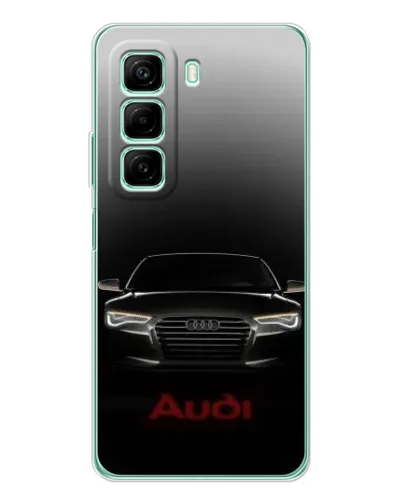 Чехол для Infinix Hot 50 Pro с картинкой «Audi — градиентный контур» Чехол для Infinix Hot 50 Pro с картинкой «Audi — градиентный контур»