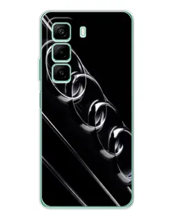 Чохол для Infinix Hot 50 Pro з картинкою «Audi — абстрактні кільця» Чохол для Infinix Hot 50 Pro з картинкою «Audi — абстрактні кільця»