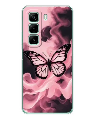 Чехол для Infinix Hot 50 Pro с картинкой «Бабочка в дыму» Чехол для Infinix Hot 50 Pro с картинкой «Бабочка в дыму»