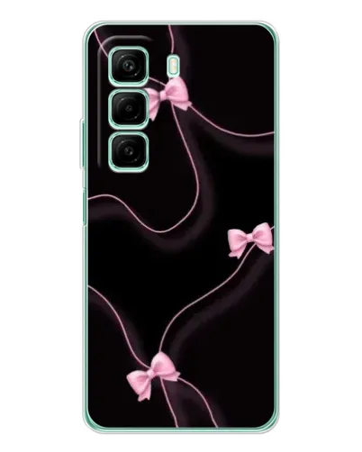 Чехол для Infinix Hot 50 Pro с картинкой «Розовые ленты» Чехол для Infinix Hot 50 Pro с картинкой «Розовые ленты»