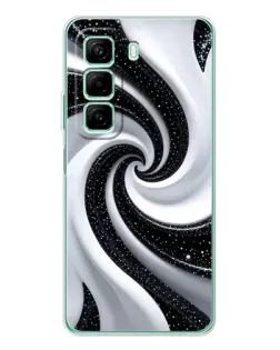 Чехол для Infinix Hot 50 Pro с картинкой «Черно-белая спираль» Чехол для Infinix Hot 50 Pro с картинкой «Черно-белая спираль»