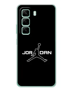 Чехол для Infinix Hot 50 с картинкой «Nike Pink Swirl»