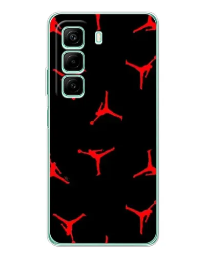 Чехол для Infinix Hot 50 с картинкой «Jordan Red Pattern» Чехол для Infinix Hot 50 с картинкой «Jordan Red Pattern»