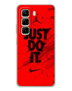 Чехол для Infinix Hot 50 с картинкой «Nike Just Do It»