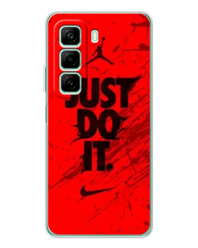 Чехол для Infinix Hot 50 с картинкой «Nike Just Do It» Чехол для Infinix Hot 50 с картинкой «Nike Just Do It»